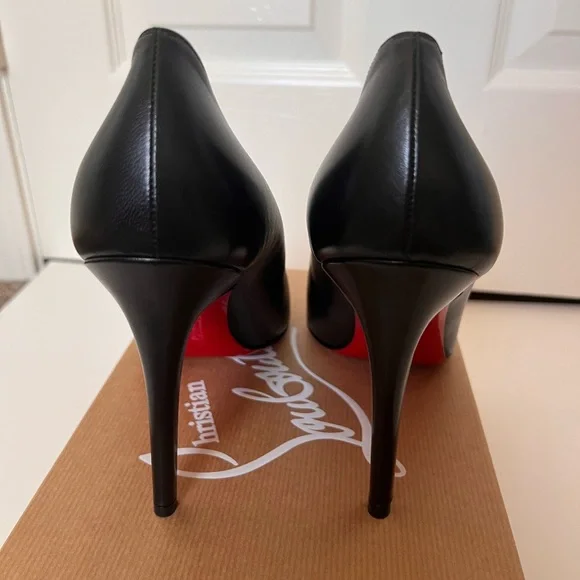 Christian Louboutin Pigalle 100 Napa Shiny Leather Stiletto Pumps NWT, size 40 - Picture 4 of 8